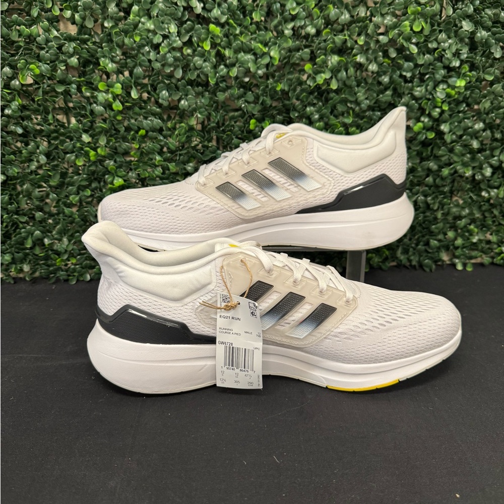 Adidas EQ21 Run 'White Beam Yellow’ - M12.5 - Picture 2 of 9